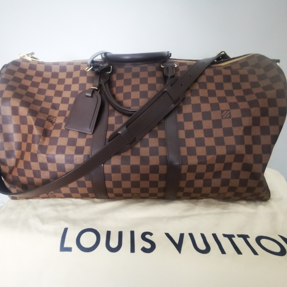 Louis Vuitton Damier EbeneKeepall Bandoulière 55